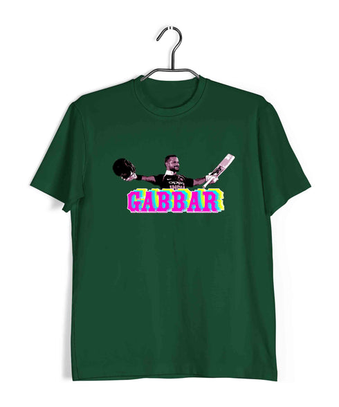 Cricket Gabbar Sports Casual Graphic Printed T-Shirt for Men